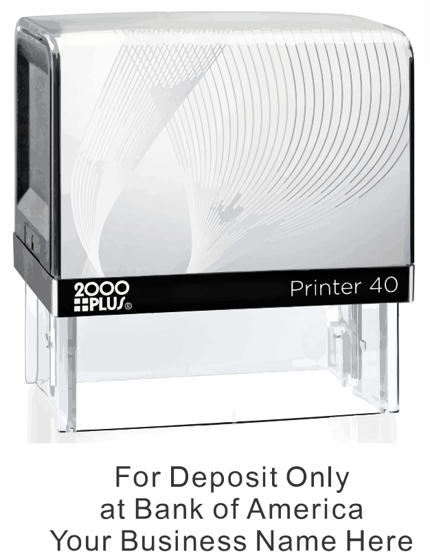 Bank of America Endorsement stamp