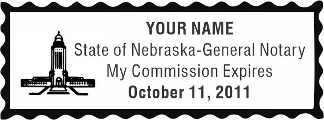 Nebraska Notary Stamp