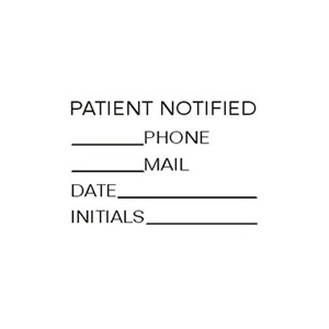 Patient Notified